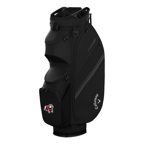  Callaway Chase 14 Black Cart Golf Bag - GWU Primary Athletic Mark