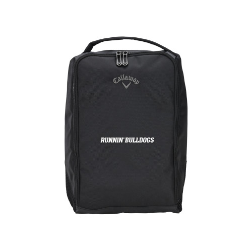  Callaway Clubhouse Black Golf Shoe Bag - Runnin Bulldogs Word mark