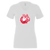 Thumbnail image for  Bella + Canvas Womens White V Neck Cotton T Shirt