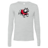 Thumbnail image for  Bella + Canvas Ash Grey Jersey Cotton Long Sleeve T Shirt