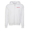 Thumbnail image for  Bella + Canvas Ash Grey Full Zip Hood