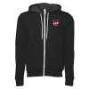 Thumbnail image for  Bella + Canvas Dark Grey Heather Full Zip Hood