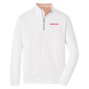 Thumbnail image for  Peter Millar White Perth Performance 1/4 Zip