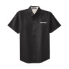 Thumbnail image for  Black Twill Button Down Short Sleeve