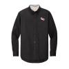 Thumbnail image for  Black Twill Button Down Long Sleeve
