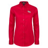 Thumbnail image for  Womens Red Twill Button Down Long Sleeve 