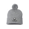 Thumbnail image for  Sportsman Heather Grey Pom Pom Cuffed Beanie