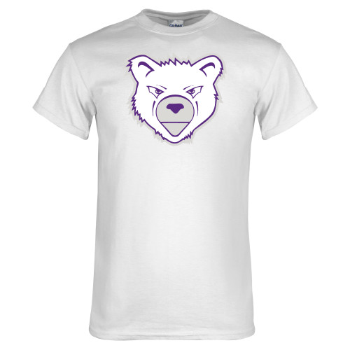  White T Shirt - Bear Head