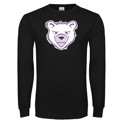  Black Long Sleeve T Shirt - Bear Head