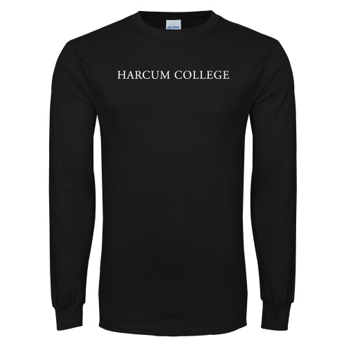  Black Long Sleeve T Shirt - Harcum College
