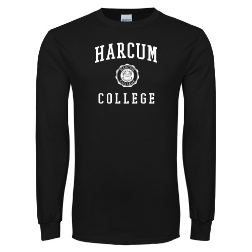  Black Long Sleeve T Shirt - Harcum College