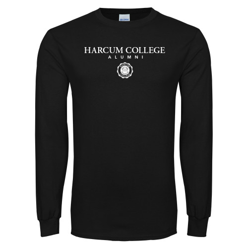  Black Long Sleeve T Shirt - Harcum College Alumni