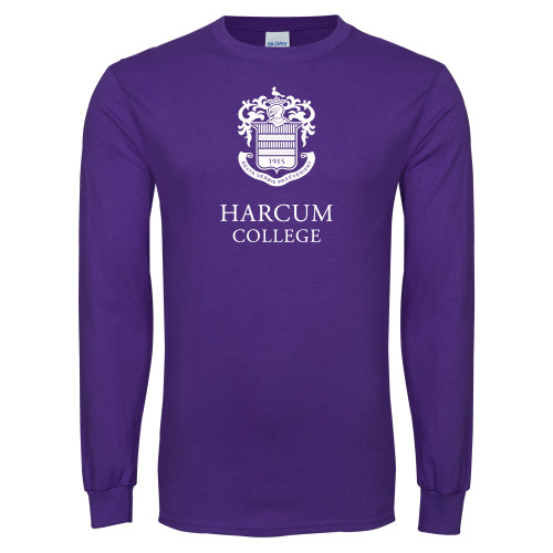  Purple Long Sleeve T Shirt - Primary Mark