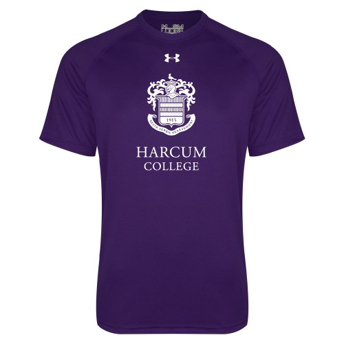  Under Armour Purple Tech Tee - Primary Mark