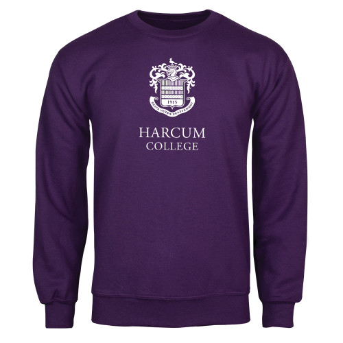 Purple Fleece Crew - Primary Mark