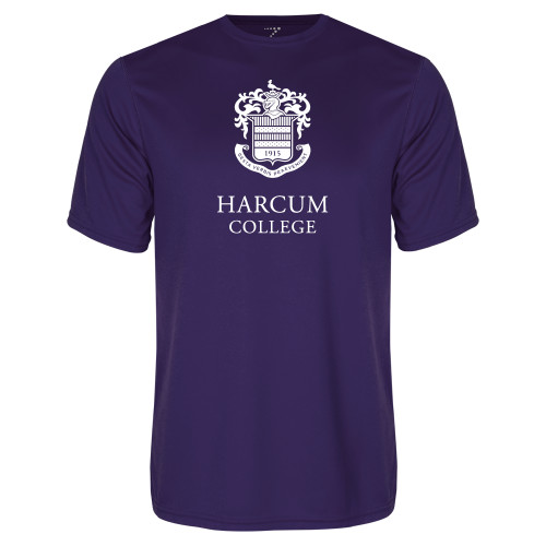  Purple Performance Tee - Primary Mark