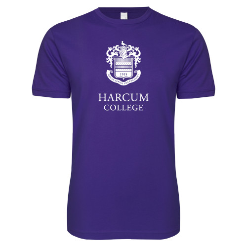  Next Level Purple SoftStyle T Shirt - Primary Mark