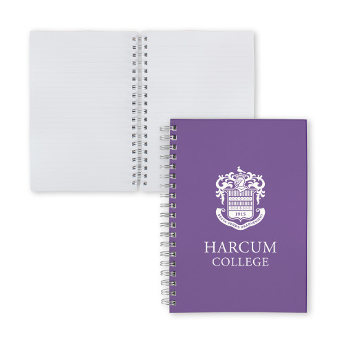  Clear 7 x 10 Spiral Journal Notebook - Primary Mark