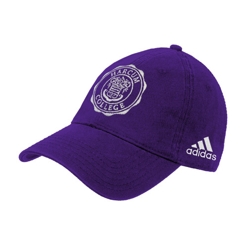  Adidas Purple Adjustable Washed Slouch - College Seal