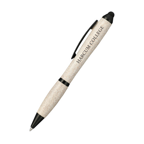  Nash Wheat Straw Ballpoint Beige Stylus Pen - Harcum College