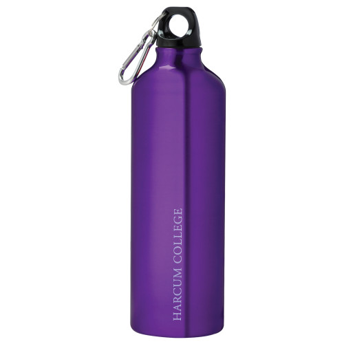  Venture Aluminum Purple Bike Bottle 26oz - Harcum College  Engraved