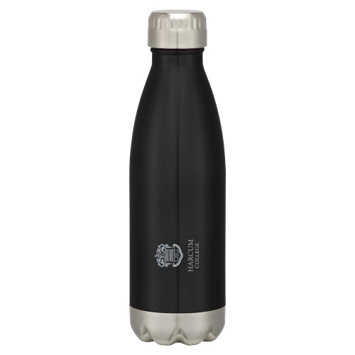  Swig Stainless Steel Black Bottle 16oz - Primary Mark  Engraved
