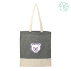 Thumbnail image for  Split Recycled Black Cotton Twill Convention Tote
