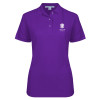 Thumbnail image for  Womens Silk Touch Purple Pique Polo