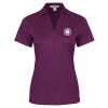 Thumbnail image for  Womens Purple Performance Fine Jacquard Polo