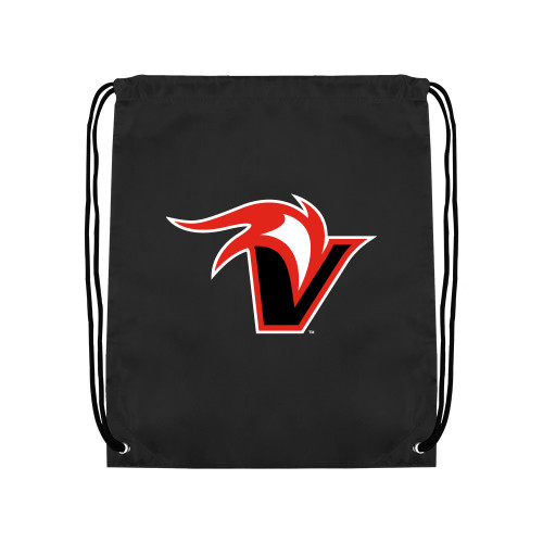  Black Drawstring Backpack - Fire and Sail