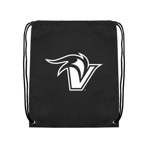  Black Drawstring Backpack - Fire and Sail