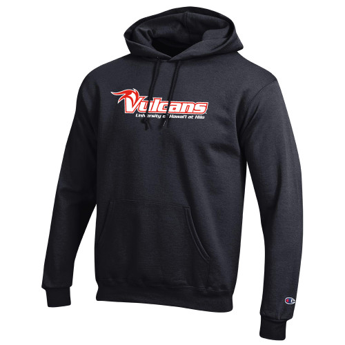  Champion Black Fleece Hoodie - Hawaii Hilo H