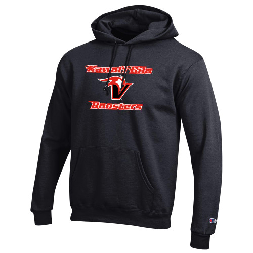  Champion Black Fleece Hoodie - HH Boosters Stacked