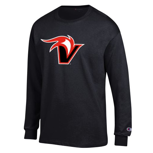  Champion Black Long Sleeve T Shirt - Fire and Sail