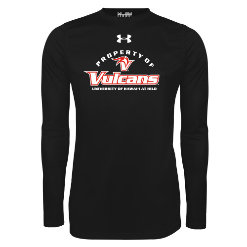  Under Armour Black Long Sleeve Tech Tee - Property of Vulcans