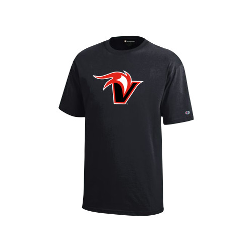  Champion Youth Black Short Sleeve Tee - Fire and Sail