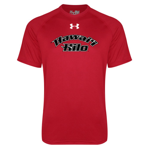  Under Armour Red Tech Tee - UA Fire and Sail