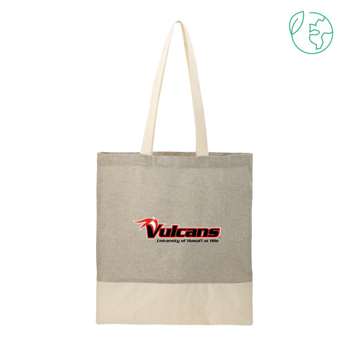  Split Recycled Grey Cotton Twill Convention Tote - Vulcans UHH