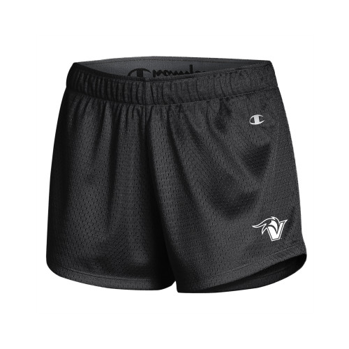  Champion Womens Black Mesh Short - Fire and Sail