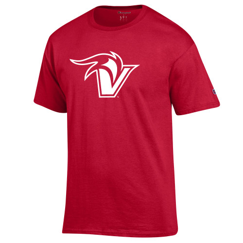  Champion Scarlet Red T Shirt - Fire and Sail
