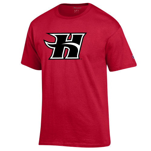  Champion Scarlet Red T Shirt - Flaming H