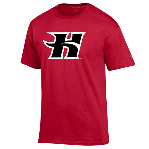  Champion Scarlet Red T Shirt - Flaming H