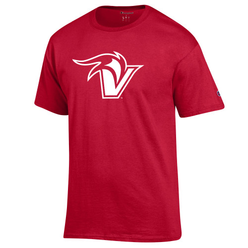  Champion Scarlet Red T Shirt - Fire and Sail
