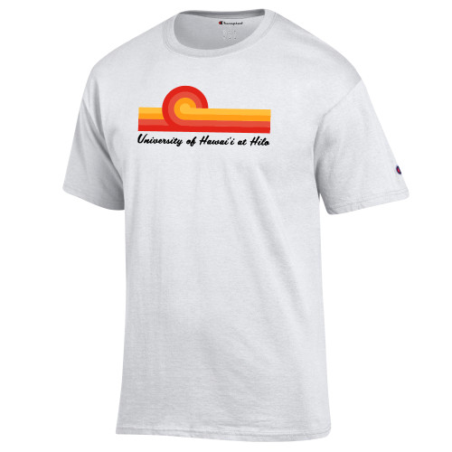  Champion White T Shirt - Vintage Wave