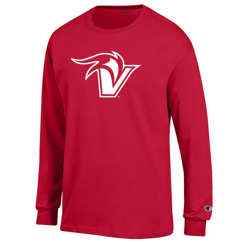 Main Image for  Champion Red Long Sleeve T Shirt