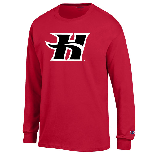 Main Image for  Champion Red Long Sleeve T Shirt