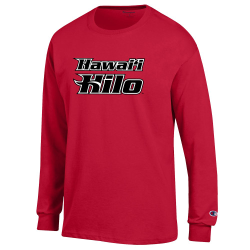 Main Image for  Champion Red Long Sleeve T Shirt