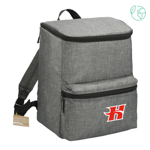  Excursion Charcoal Recycled 20 Can Backpack Cooler - Flaming H