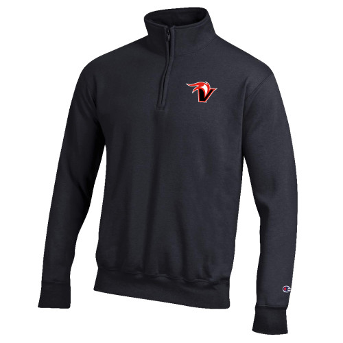  Champion Black Fleece 1/4 Zip - Fire and Sail
