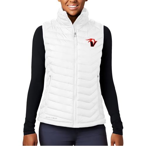  Columbia Womens White Powder Lite Vest - Fire and Sail